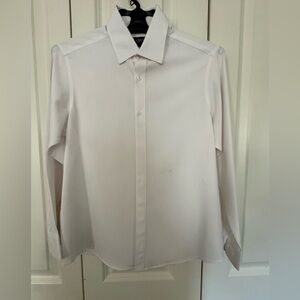 Classic White Boy’s Button Down Shirt